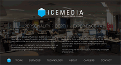Desktop Screenshot of icemedia.com.au
