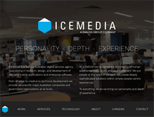 Tablet Screenshot of icemedia.com.au